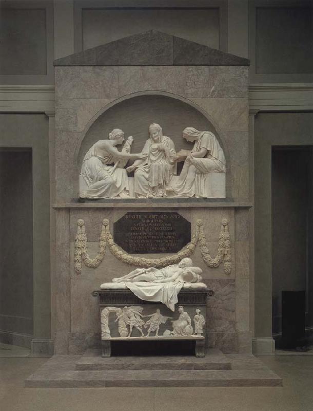 Johann Gottfried Schadow Monument to Count Alexander von der Mark France oil painting art